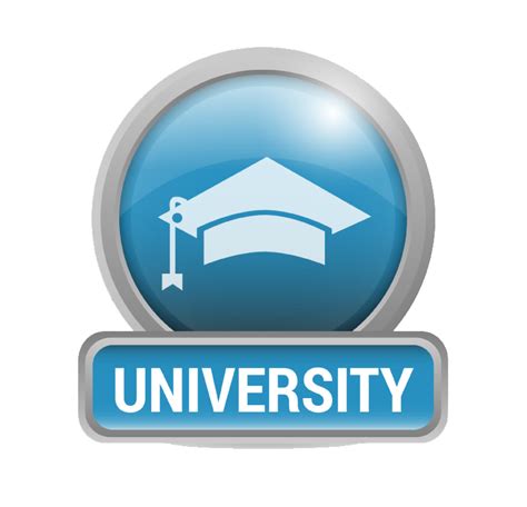 Download University Material Metallic Vector Logo Campus HQ PNG Image | FreePNGImg