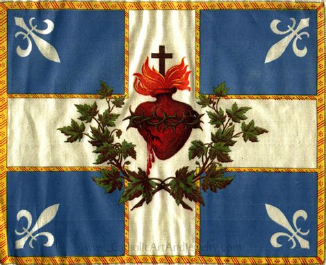 Flag of the Sacred Heart Art Print on Paper 4 Sizes - Etsy in 2022 | Sacred heart art, Heart art ...