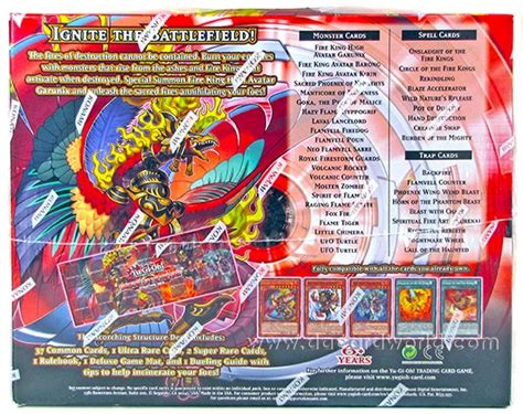 Konami Yu-Gi-Oh Onslaught of the Fire Kings Structure Deck Box | DA ...