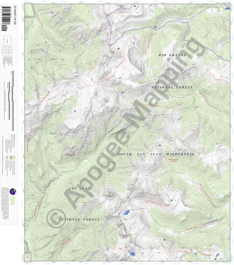 Summit Peak, CO – amTopo by Apogee Mapping, Inc.