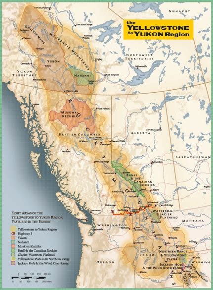 Yellowstone to Yukon Map | I'm the Map! | Pinterest