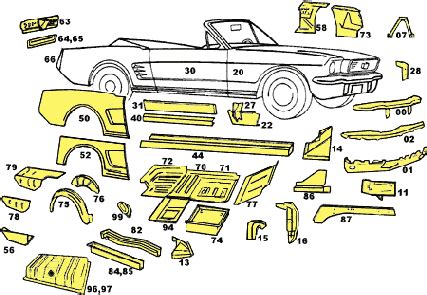 Ford Performance Mustang Parts Diagram