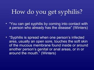 Syphilis | PPT