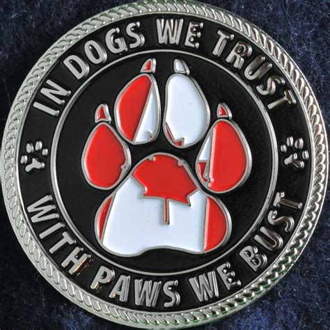 RCMP Police Service Dog | Challengecoins.ca