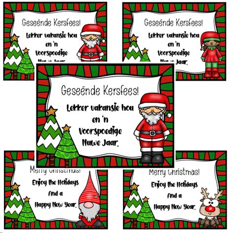 FREEBIE – Geseënde Kersfees Kaartjies / Merry Christmas Cards • Teacha!