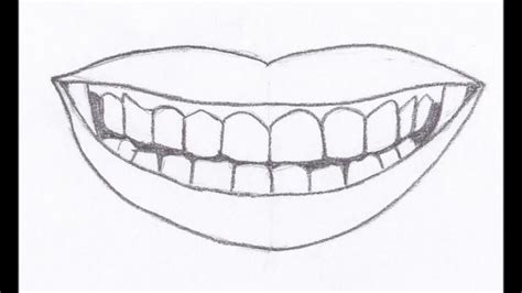 Teeth Sketch at PaintingValley.com | Explore collection of Teeth Sketch