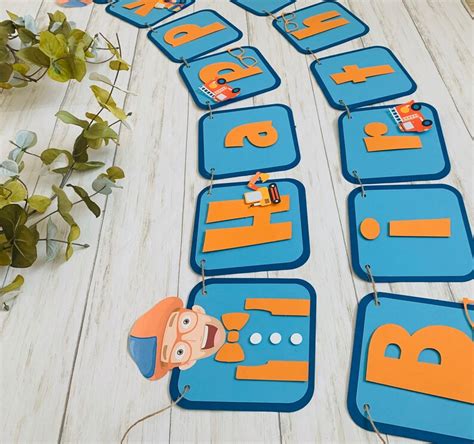 Blippi inspired birthday banner blippi party banner blippi | Etsy