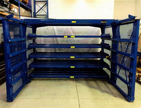 Roll Out Sheet Metal Rack | Roll Out Steel Storage Racks