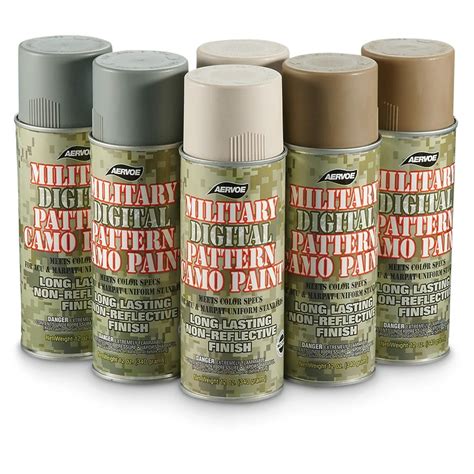 6-Pc. Digital Camo Spray Paint Kit | Camo spray paint, Digital camo ...