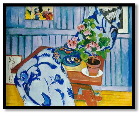 Still life with geraniums by Henri Matisse (1910) - Wall Art, Hanging ...