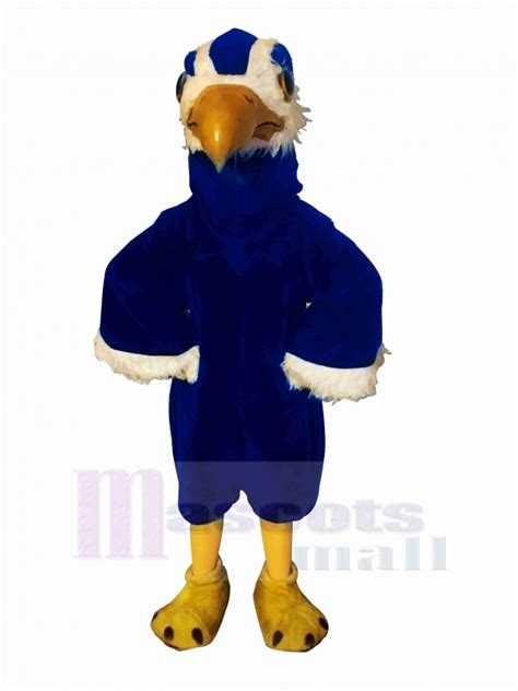 Strong Blue Hawk Mascot Costumes Cartoon