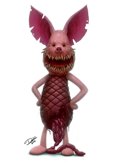 This Artist Reimagines Your Childhood Favorites as Traumatizing Nightmare Fuel | Horror cartoon ...