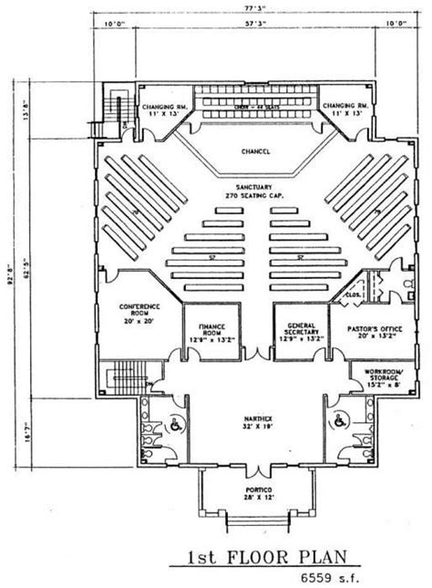 Small Church Building Plans | Joy Studio Design Gallery - Best Design | Church Project ...