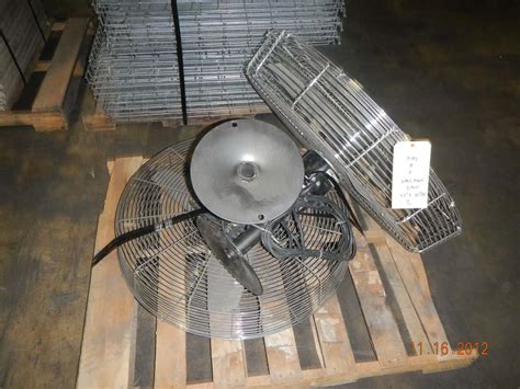 Used Industrial Wall Mount Fans - Fasco 33"