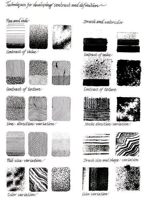 Line Drawing Techniques Worksheet - Worksheet Educational Ideas