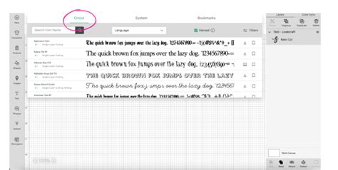 How to upload and save your favorite fonts in Cricut Design Space ...