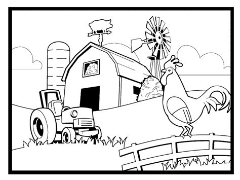 Farm coloring pages, Animal coloring pages, Farm animal coloring pages