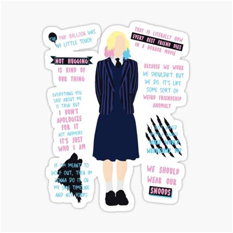 "Enid Sinclair Quotes" Sticker for Sale by Kat-su | Redbubble