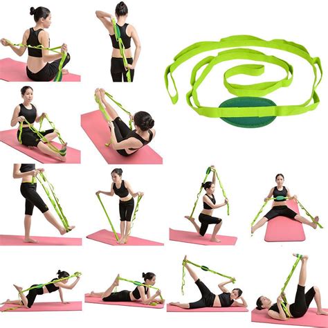 Restore Multi-grip Flexibility Stretch Strap Yoga Stretching Belt for ...