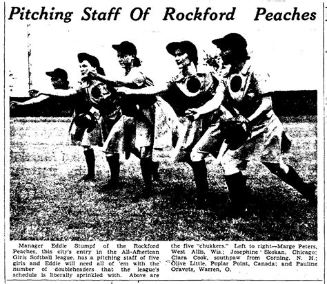 Rockford Peaches History