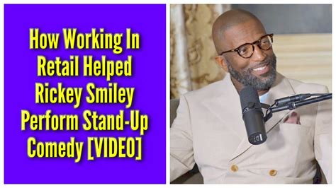 How Working In Retail Helped Rickey Smiley Perform Stand-Up Comedy - YouTube