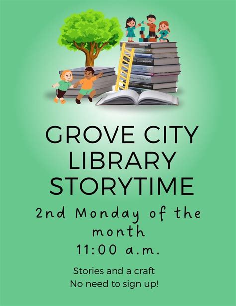 Grove City Library Storytime, Grove City Public Library - MN, March 11 2024 | AllEvents.in