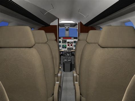 3d 3ds cockpit ultra beechcraft starship