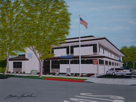 Merced Police Department Painting by Clinton Cheatham - Fine Art America