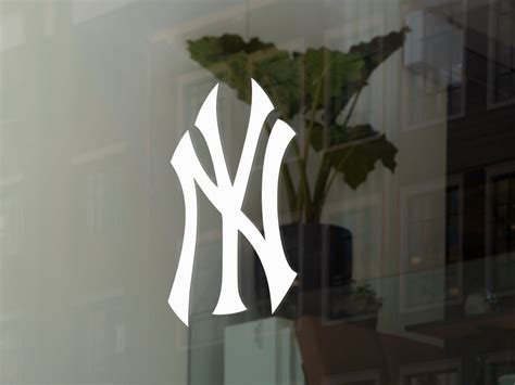 NY New York Yankees Logo Sticker Laptop iPad Cup MLB Baseball Window ...