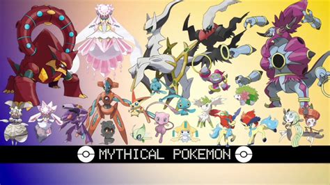 All Mythical Pokémon - YouTube