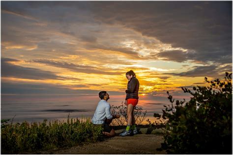 Cadillac Mountain Sunrise Proposal - LAD Photography