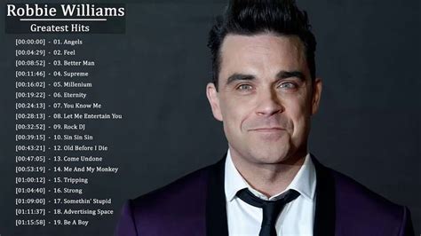 Robbie Williams Greatest Hits ♫ Robbie Williams Best Songs ♫ Robbie Will... | Robbie williams ...