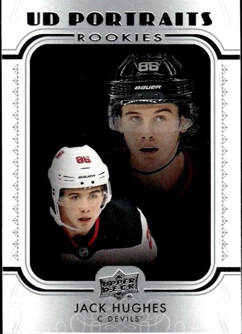 Jack Hughes Rookie Portraits New Jersey Devils Official NHL Licensed ...