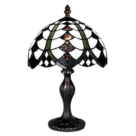 BELOFAY 8 Inch Wide Tiffany Lamps, Stained Glass Handmade Vintage Table ...