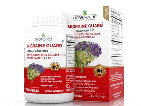 Buy migraine MIGRAINE Guard ® 2022 - Clinically Proven COQ10, VIT B2, Feverfew, Magnesium ...