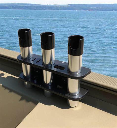 Buy Brocraft Rod Holder for Tracker Boat - Versatrack System -3 Rods Storage -----Black Online ...