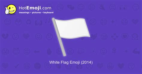 🏳️ White Flag Emoji Meaning with Pictures: from A to Z