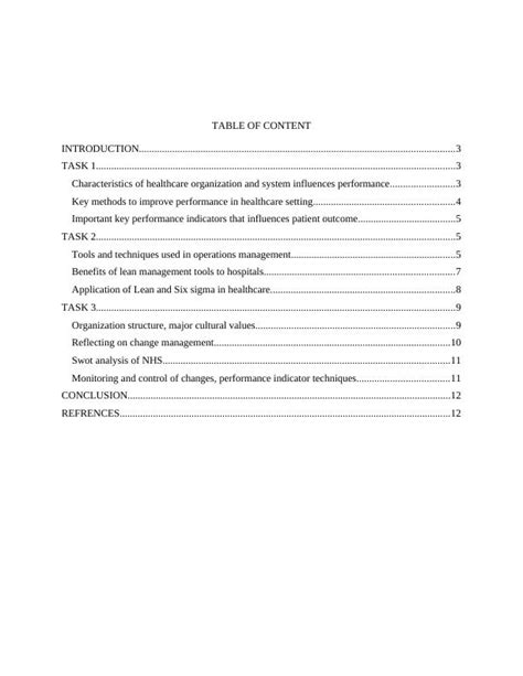 Healthcare Operations Management: Tools, Techniques, and Performance Indicators