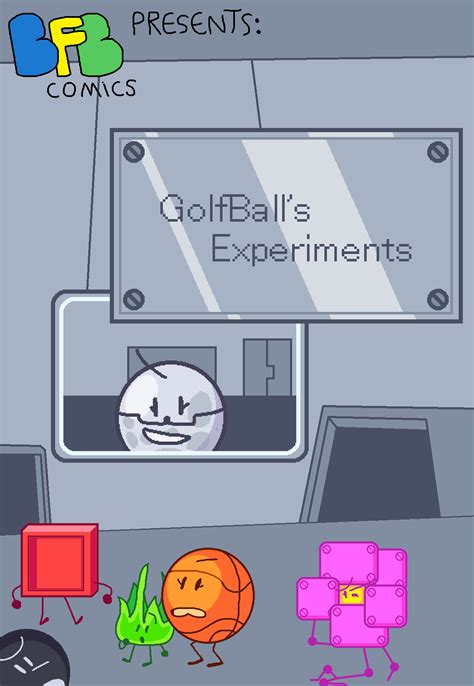 BFB Comics - BFB Comic nº1 GolfBall's Experiments Cover