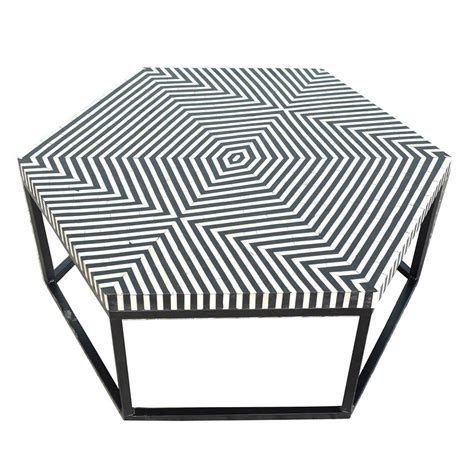 Bone Inlay Coffee table -107cm - Sohal Living