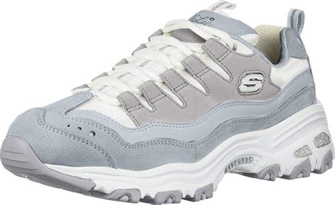 Skechers D'Lites Trainers Blue: Amazon.co.uk: Shoes & Bags