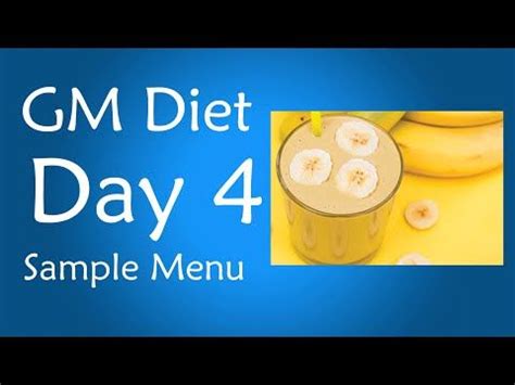 Find the GM Diet Day 4 Vegetarian Recipes. Prepare banana milkshake and cabbage soup recipe ...