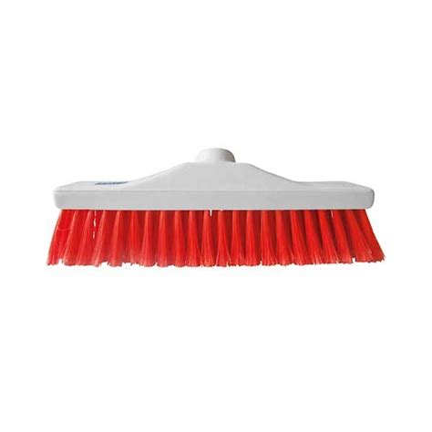 Soft Broom Head Red 30cm - Each - Fusion Hygiene