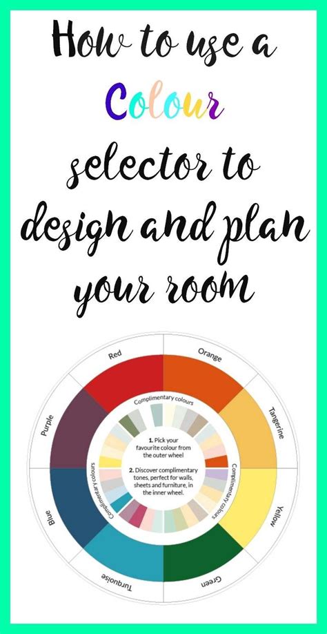 Using a colour wheel to plan your room - top tips on how to use it | Color wheel interior design ...