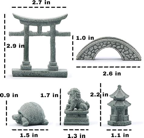 6 PCS Mini Zen Garden Accessories review - Japanese Garden Craft