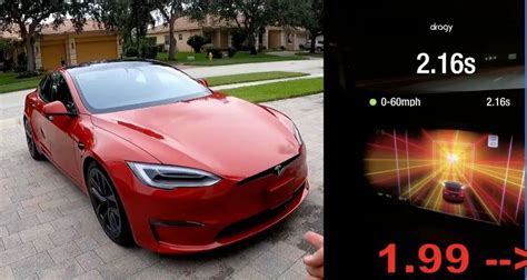 Tesla Model S Plaid Achieved 0-60 mph in 1.99s on the Street ...