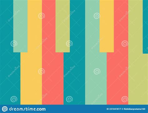 Colorful Piano Keyboard Background with Abstract Theme Stock Vector - Illustration of instrument ...