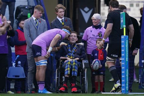 Rugby legend Doddie Weir given hero’s welcome at Murrayfield as ...