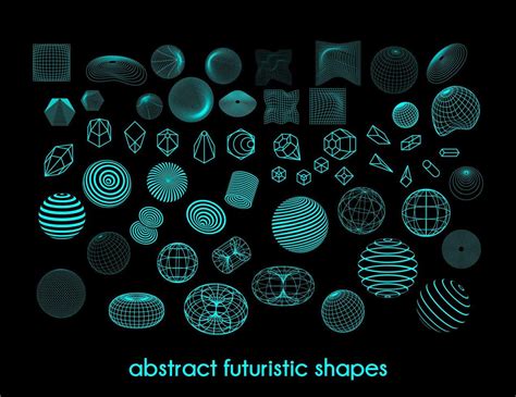 abstract futuristic shapes vector design 4814066 Vector Art at Vecteezy