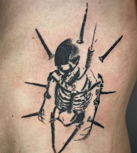 Skelly | Black ink tattoos, Grunge tattoo, Hand tattoos